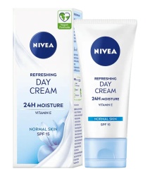 Crema Hidratantă de Zi pt Ten Normal cu Vitamina E SPF 15 NIVEA 50ml
