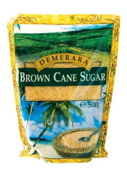 DEMERARA Zahar Brun Nerafinat din Trestie de Zahar 500g
