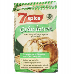Faina Dietetica Integrala Grau Intreg pentru Paine si Patiserie 7 SPICE 1Kg - Img 1