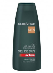 GEROVITAL Men Gel de Dus pentru Barbati 3in1 Active 400ml