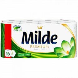 Hartie Igienica MILDE Premium Energy Green 3 straturi 16 bucati