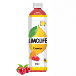 LIMOLIFE Limonada cu Miere si Zmeura, Neacidulata 6x1.5L