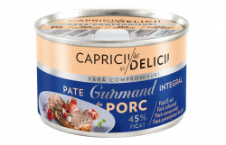 Pate cu Ficat de Porc CAPRICII SI DELICII 145g