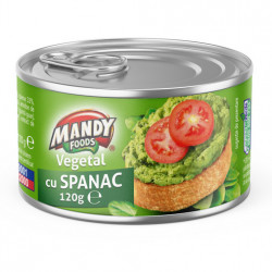 Pate Vegetal cu Spanac MANDY 120g