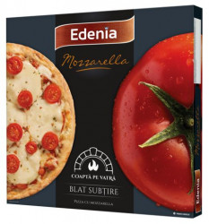 Pizza Congelata Coapta pe Vatra EDENIA Mozzarella 353g