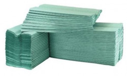 Prosoape Verzi Pliate in V (V Fold) pt Dispenser PAPELY 21x23cm 1str. 12x250buc - Img 4
