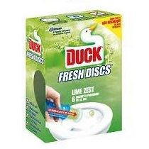Rezerva Dezinfectant Odorizant Solid Pentru Vasul de Toaleta ANITRA DUCK Fresh Discs Lime 72ml