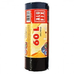Saci Menajeri Albastri cu Banda pentru Inchidere ALUFIX 60L 64x70cm 15buc - Img 2
