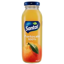 SANTAL Suc de Portocale 100% st.12x250ml