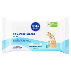 Servetele Umede NIVEA Baby Pure Water 99% - rezerva 57buc