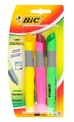 Text Marker Evidentiator 3 Culori BIC XL 3buc - Img 2