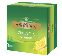 TWININGS Ceai Verde cu Lamaie Ambalat Individual 100x1.6g