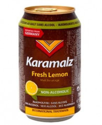 Bautura Fara Alcool Bere din Malt cu Limonada KARAMALZ Fresh Lemon dz. 330ml - 22029100