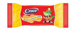 Biscuiti cu Crema de Vanilie CROCO 10x32g