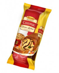 BOROMIR Cozonac cu Crema de Cacao si Rahat (Folie) 400g