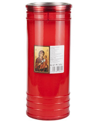 Candela Rosie cu Capac 120 Ore - Img 1