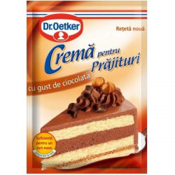Crema cu Gust de Ciocolata pentru Prajituri Dr.OETKER 55g