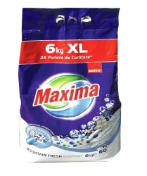 Detergent Automat Pudra SANO Maxima Mountain 6Kg (60sp)