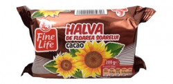 Halva de Floarea Soarelui si Cacao FINE LIFE 200g