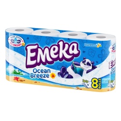 Hartie Igienica EMEKA Ocean Breeze 3str 8buc