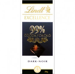 LINDT Dark Excellence Ciocolata Neagra 99% 50g