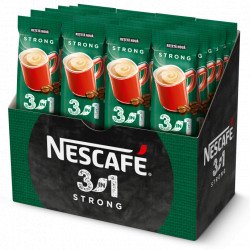 NESCAFE 3in1 Strong Cafea Instant Plic 24x15g - Img 1