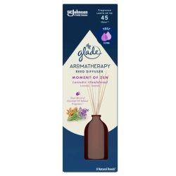 Odorizant de Camera Bete de Ratan GLADE Aromatherapy Reed Diffuser - Moments of Zen - Lavanda si Lemn Dulce 80ml