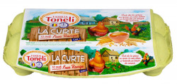 Oua de Gaina Cat. A (crescute la sol) TONELI La Curte (Free Range) cas. cart. 10Buc