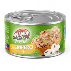 Pate Vegetal cu Ciuperci MANDY 6x200g