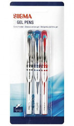 Pix cu Gel 3 Culori SIGMA 3 buc