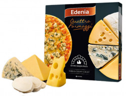 Pizza Congelata Coapta pe Vatra EDENIA Quatro Formagi 320g - Img 2