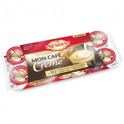 PRESIDENT Lapte Condensat pentru Cafea, Capsule 10x10g