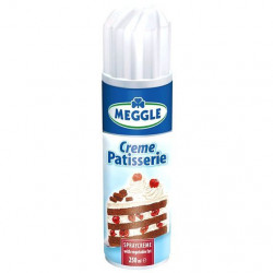 Produs din Grasimi Vegetale (Frisca Vegetala) MEGGLE Creme Patiserie Spray Tub 250ml