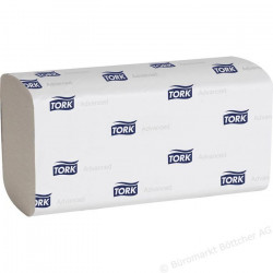 Prosoape de Hartie Albe Zig Zag pentru Dispenser H3 TORK 2str. 15x250buc (29 01 43) Z Fold - Img 3