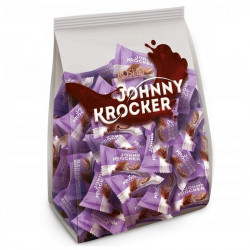 ROSHEN JOHNNY KROCKER Napolitane Glazurate cu Umplutura cu Aroma de Lapte, Ambalate Individual 1kg