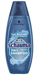Sampon SCHAUMA Men Freshness 3in1 cu Minerale Marine 400ml