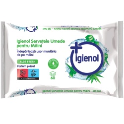 Servetele Antibacteriene pentru Maini IGIENOL 60buc
