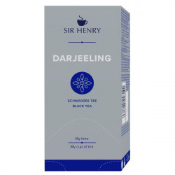 SIR HENRY Ceai Negru Premium Darjeeling Infuzie Plic 25x1.75g