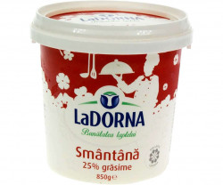 Smantana 25% LA DORNA 850g