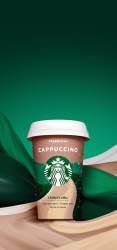 STARBUCKS Cappuccino Rece - Ready to Drink Pahar 220ml