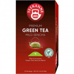 TEEKANNE Ceai Verde Premium Green Tea Mild Sencha Tea 20x1.75g
