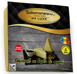 Cascaval Mixt cu Lapte de Vaca si Capra SOLOMONESCU 250g - Img 2