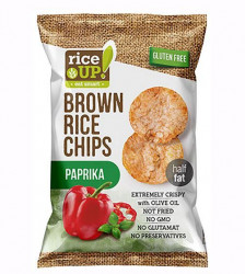 Chipsuri de Orez cu Aroma de Paprika RICE UP 60g
