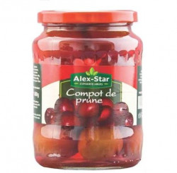 Compot de Prune in Sirop Slab Indulcit ALEX STAR / ARO 700g