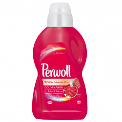 Detergent Lichid Automat pentru Rufe Colorate PERWOLL Color Fiber (Rosu) 990ml - 16 Spalari - Img 2