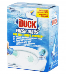 Dezinfectant Odorizant Solid Pentru Vasul de Toaleta ANITRA DUCK Fresh Discs - Marine - Img 3