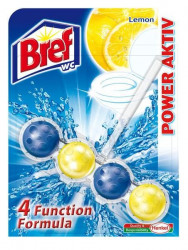 Dezinfectant Odorizant Solid Pentru Vasul de Toaleta BREF Power Aktiv Lemon 50g