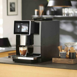 Espressor Automat TCHIBO Coffea Office, Ecran Tactil, Bauturi Presetate, Dispozitiv Spumare Lapte, Rosu