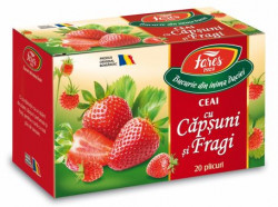 FARES Ceai cu Capsuni si Fragi 20x2g - Img 1