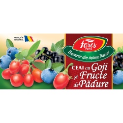 FARES Ceai cu Goji si Fructe de Padure 20x2g